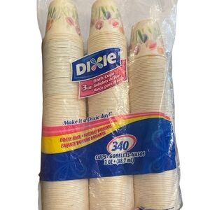 Dixie Cups 3oz Floral Canvas 300+ count